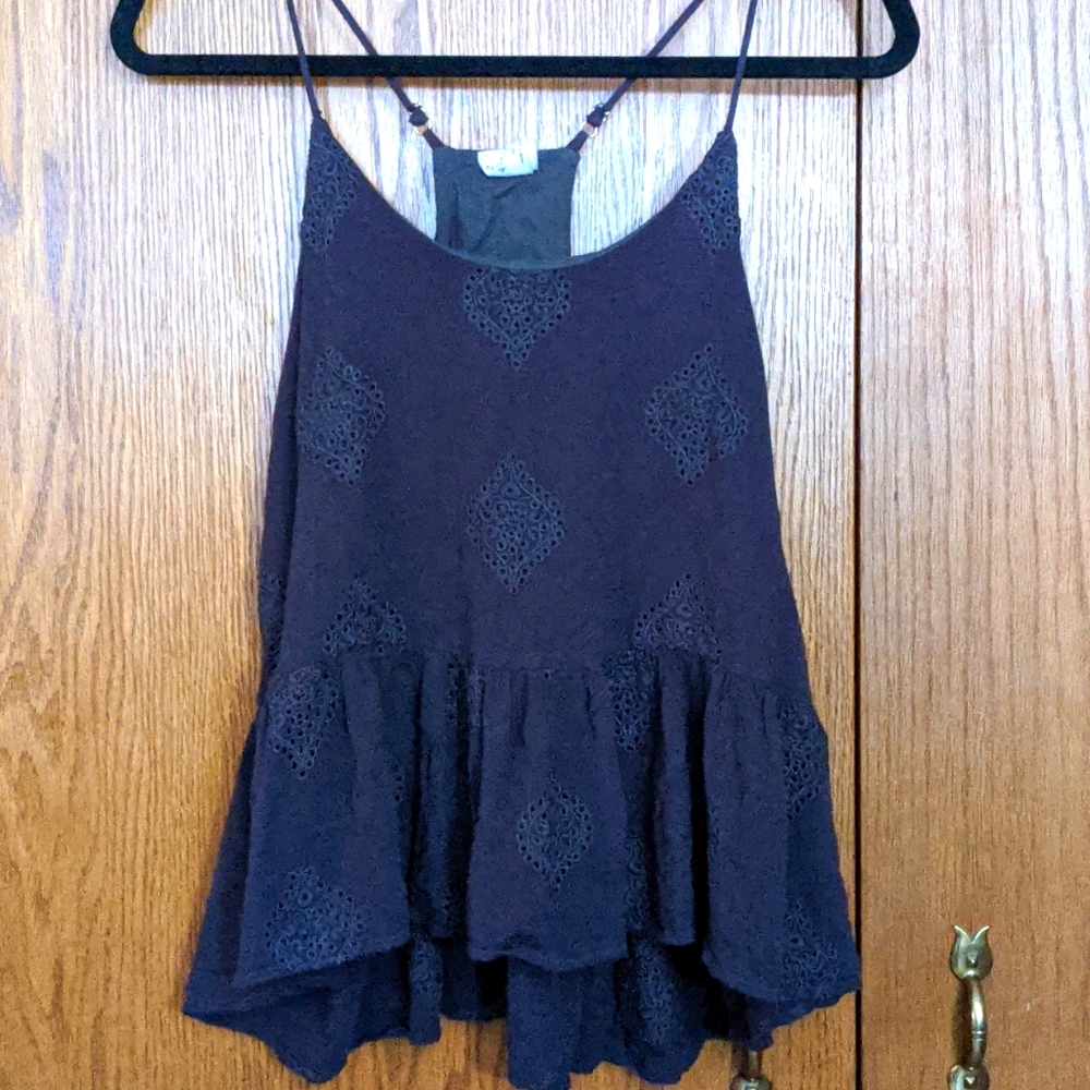 Lace detail tank